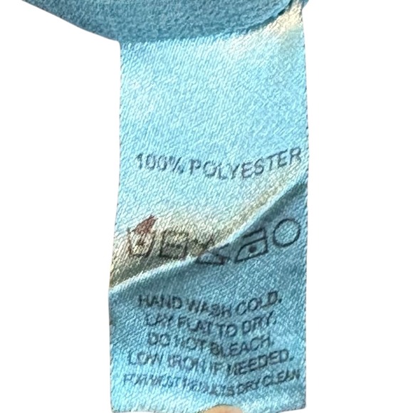 Sea Gypsies By Lost Hey Sunshine Dress Teal Green Boho Mock Neck Size Small NWT - Picture 13 of 13